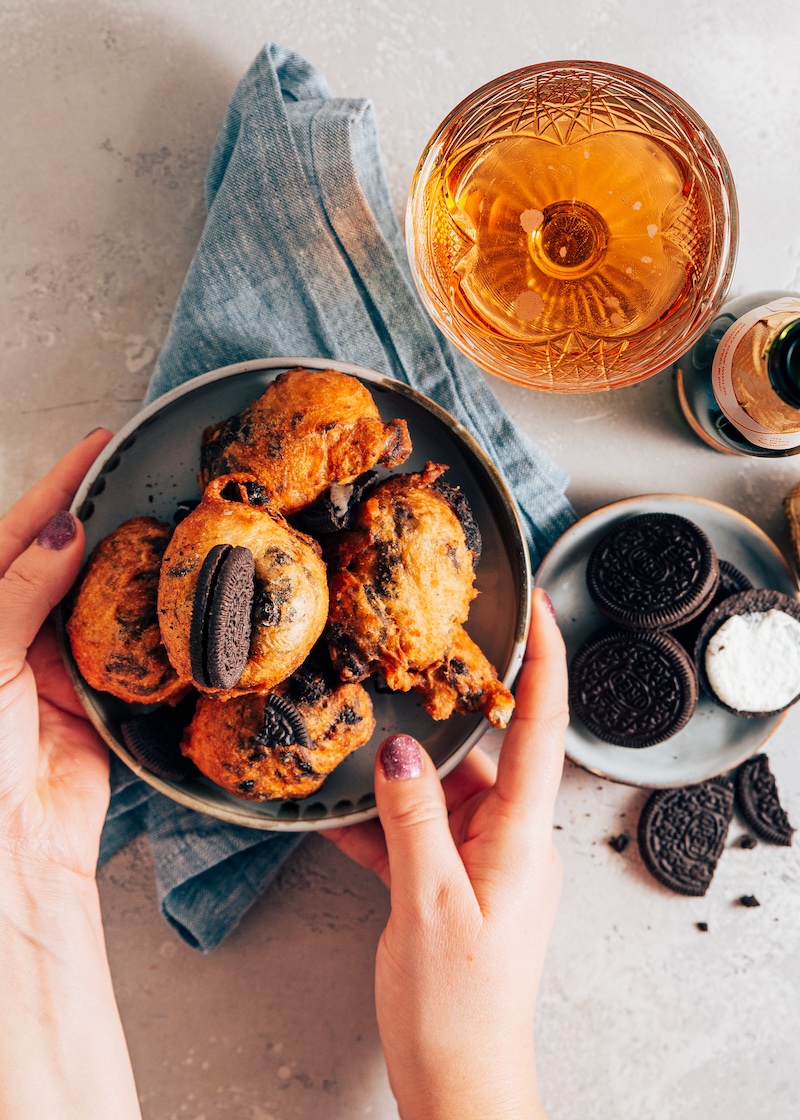 Oreo oliebollen