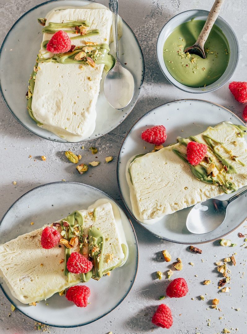 pistache semifreddo