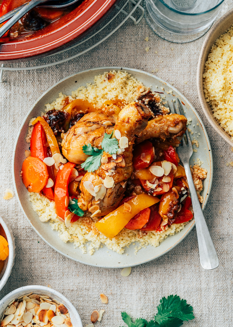 Marokkaanse tajine met kip