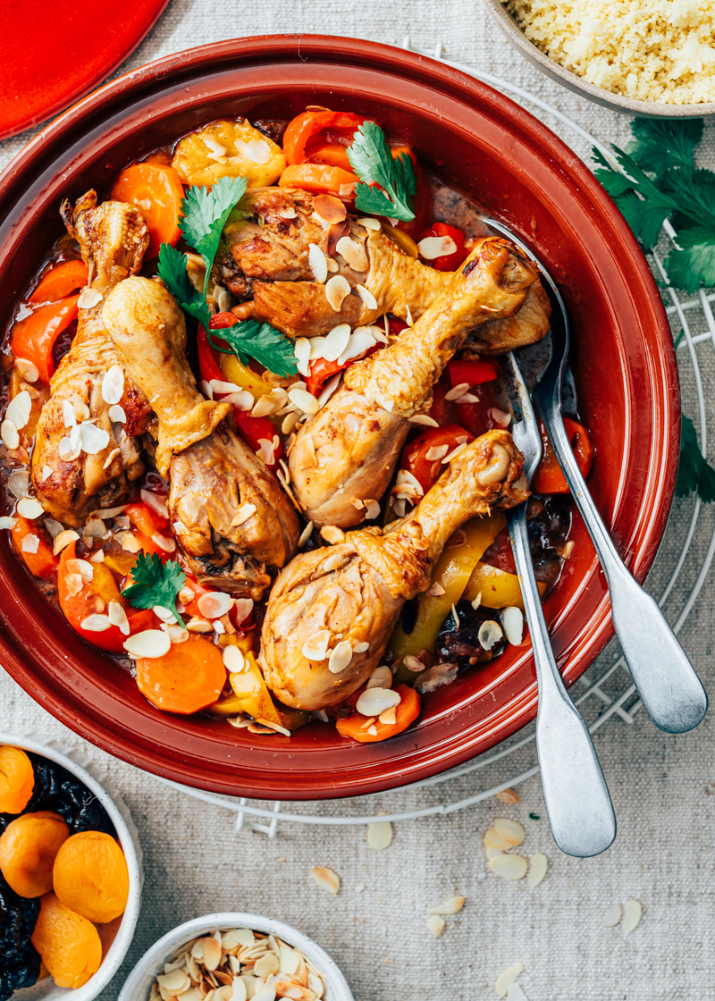 Tajine recept met kip