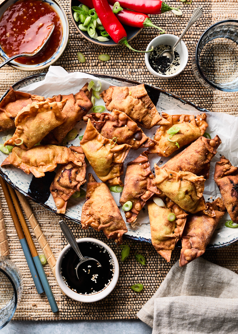 Pangsit goreng maken