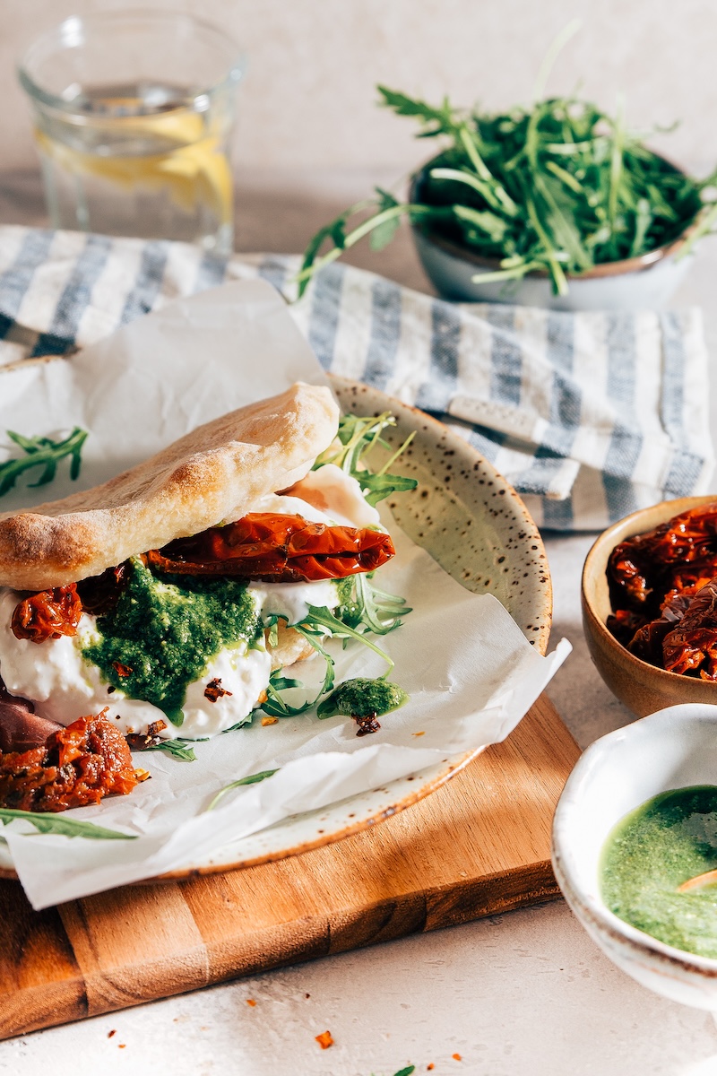 Pizza sandwich maken