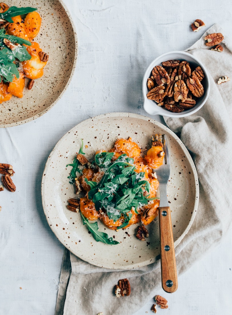 gnocchi met pompoensaus