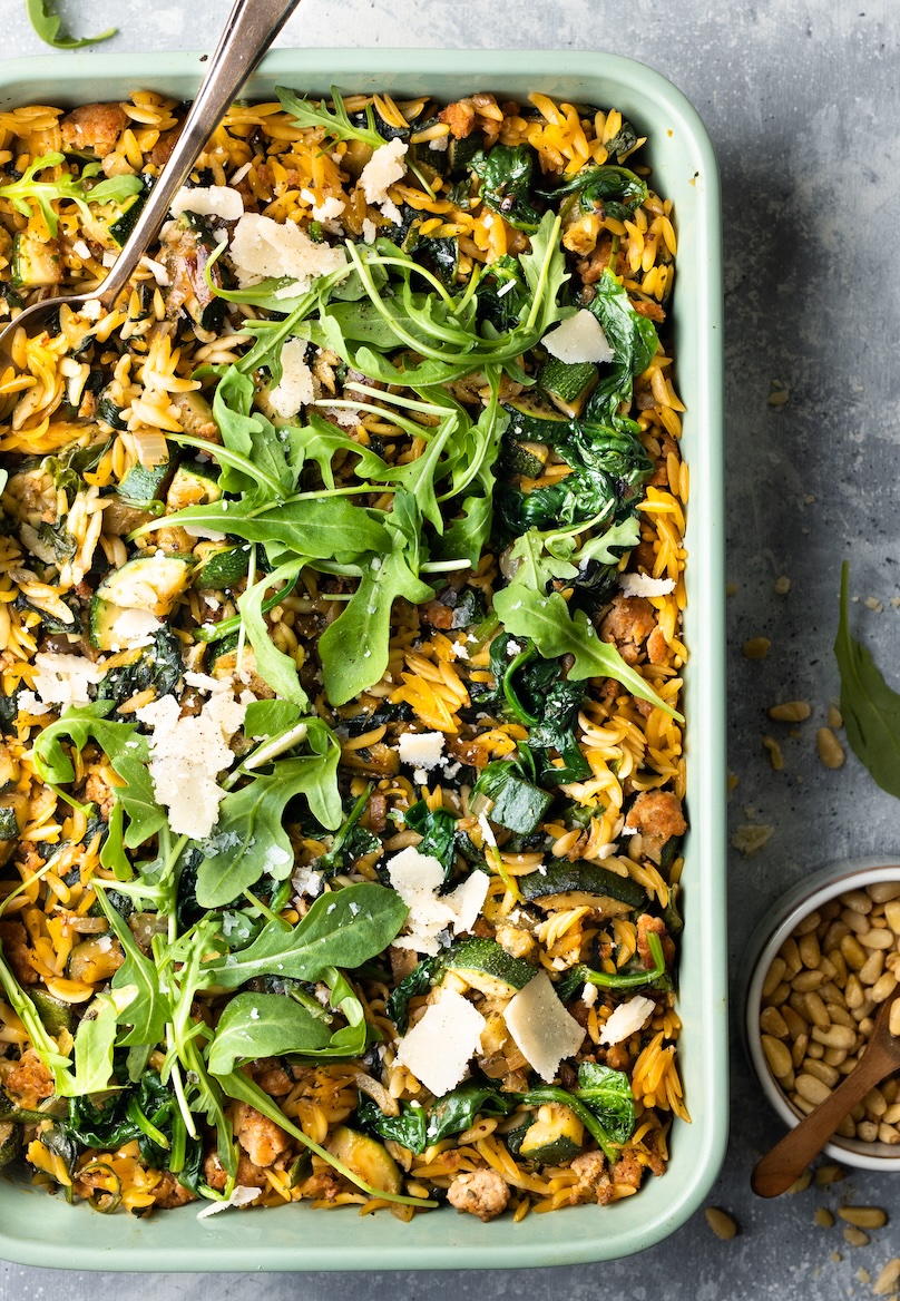 ovenschotel met orzo