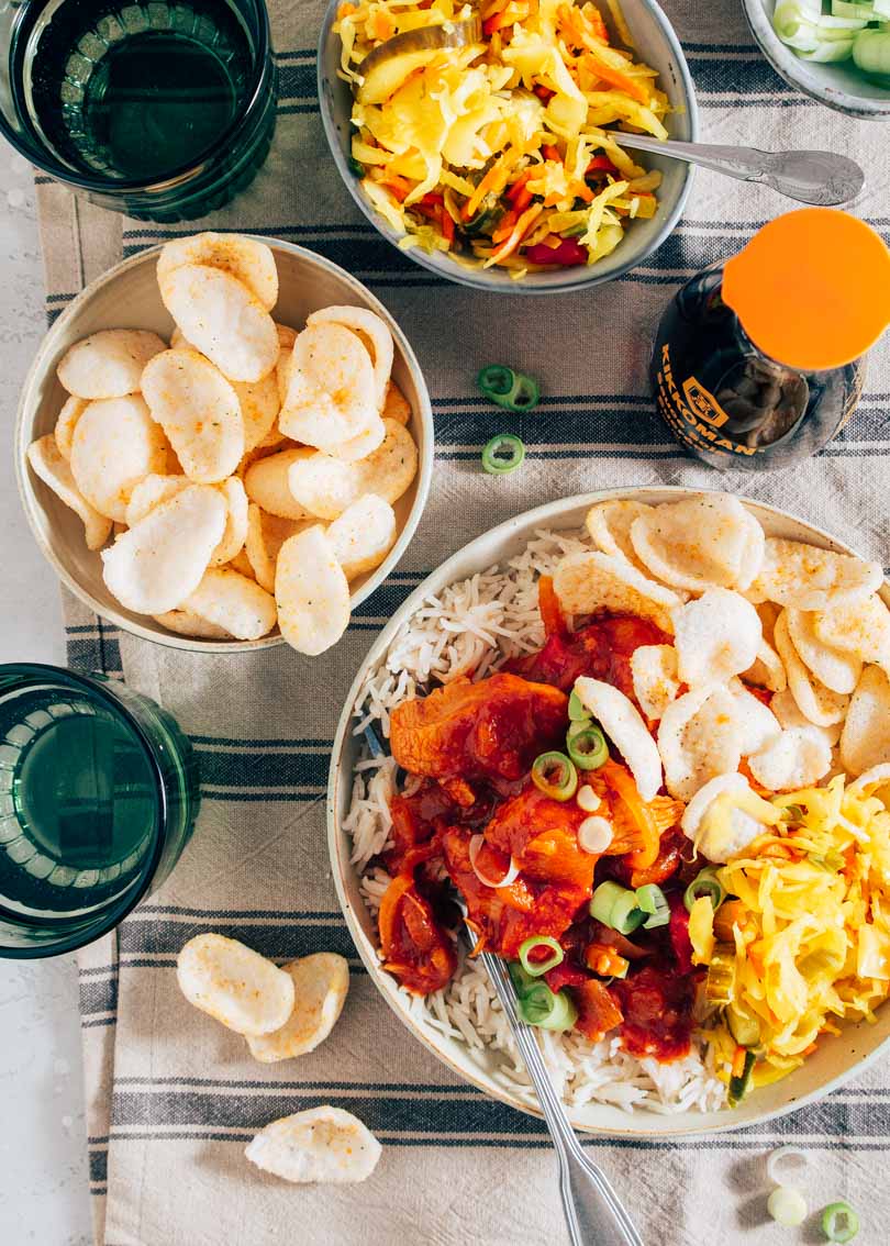 Ajam pangang uit de slowcooker