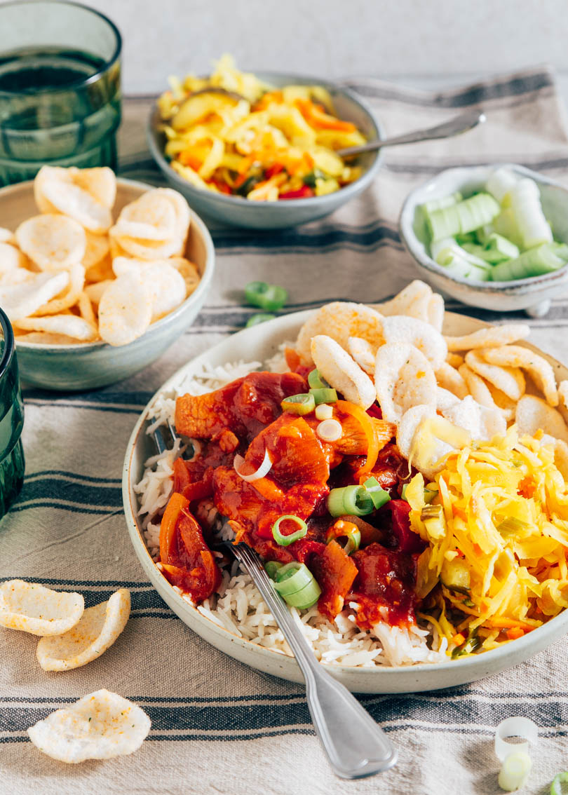 Ajam pangang uit de slowcooker