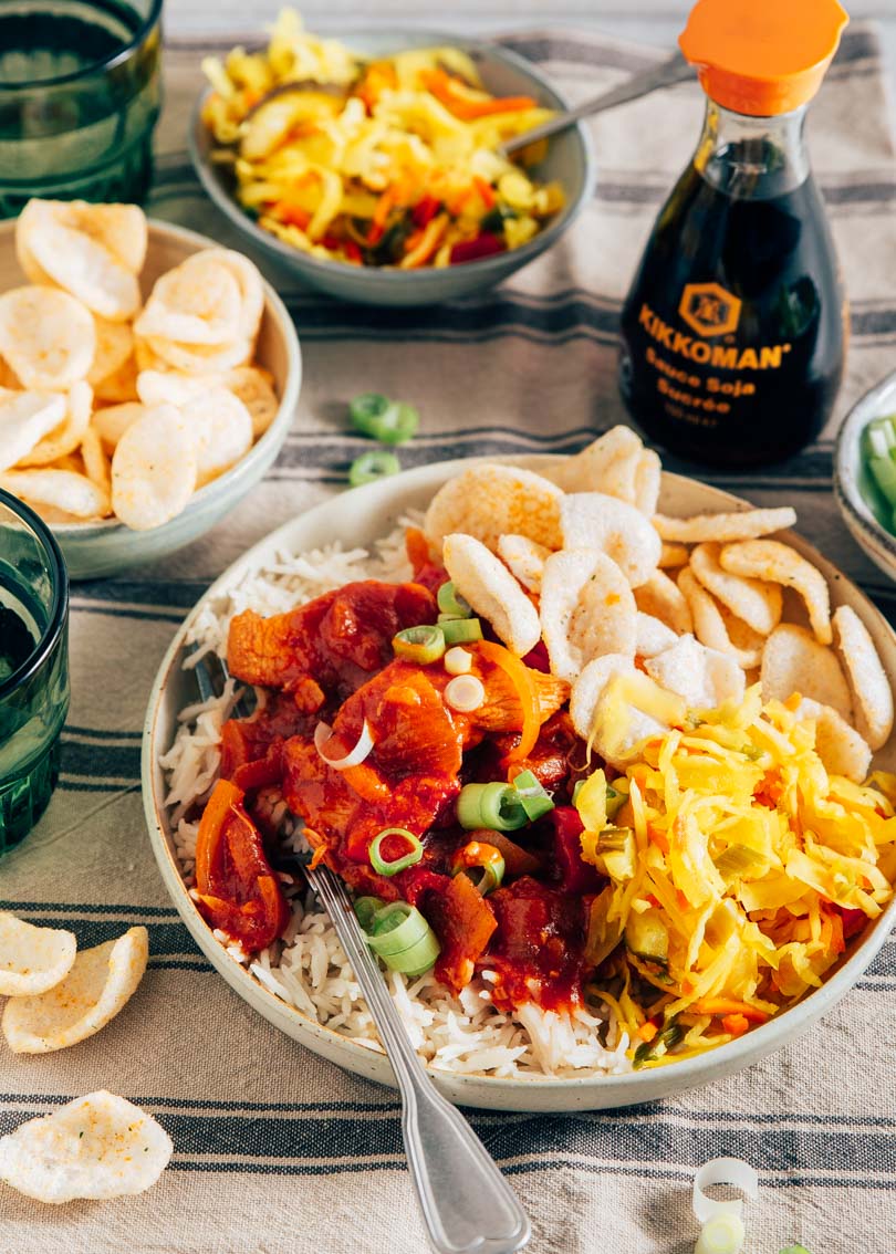 Ajam pangang uit de slowcooker