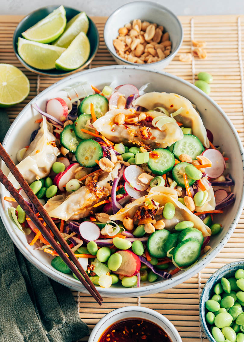 gyoza salade