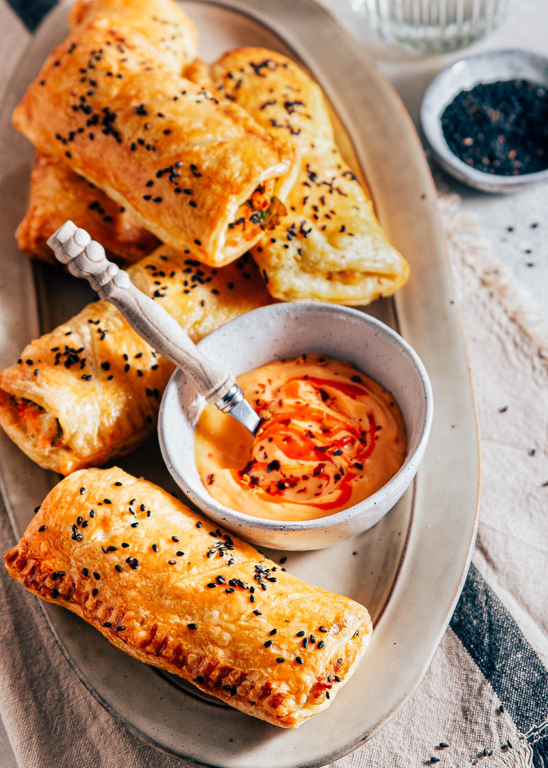 Zalm saucijzenbroodjes