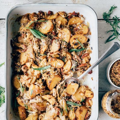 Aardappel ovenschotel bereid