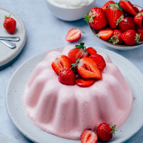 Aardbeienbavarois