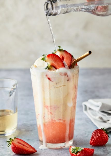 Aardbeien floats