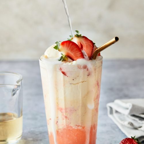 Aardbeien floats