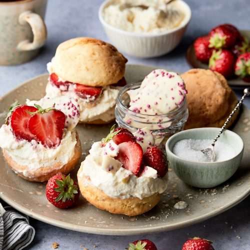 Aardbeien shortcake