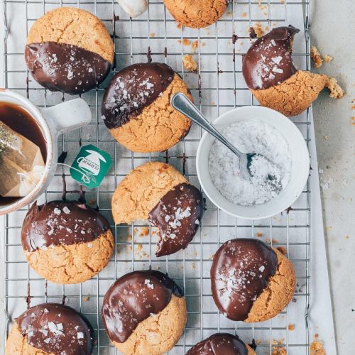 Abrikozen koekjes met chocodip