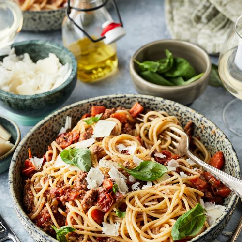 Bolognesesaus slowcooker
