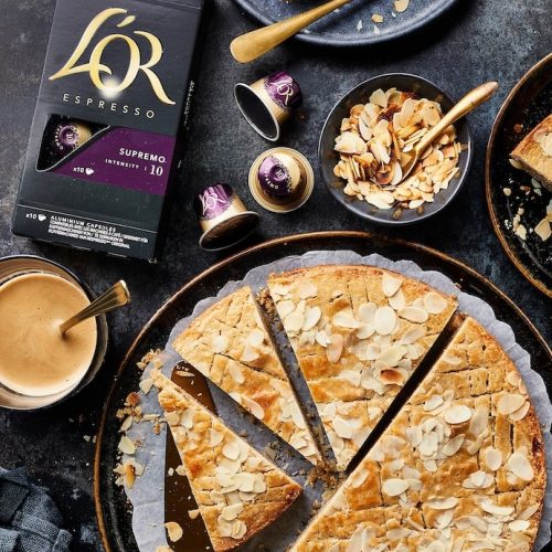 Boterkoek met koffie
