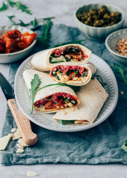 Carpaccio wraps maken