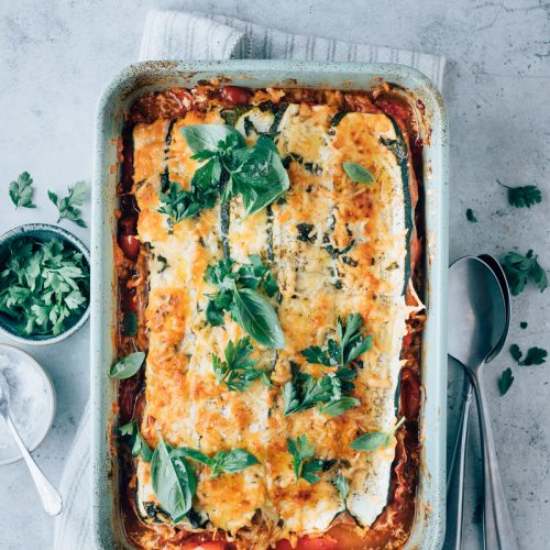 Courgette lasagne