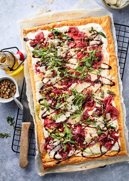 Carpaccio plaattaart - carpaccio recepten