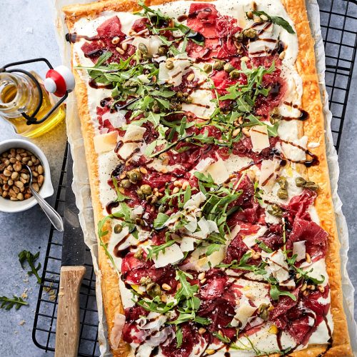 Carpaccio plaattaart - carpaccio recepten