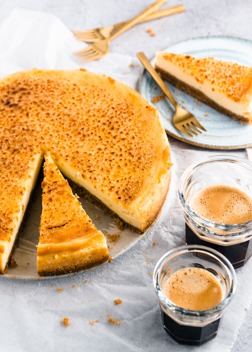 Crème brûlée cheesecake