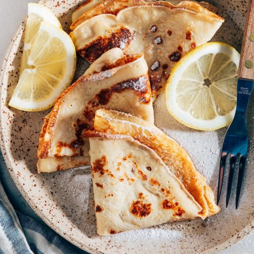 crepes met suiker en citroen