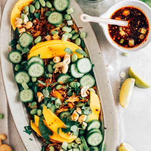 Crispy rice salad