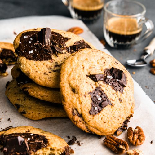 Espresso chocolate chip cookies