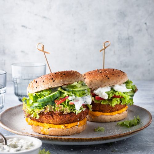 Falafel burger