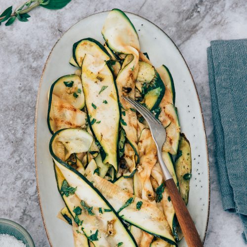 Gegrilde courgette