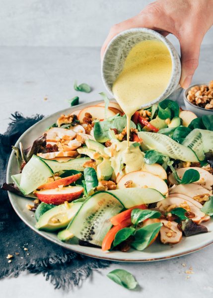Gerookte kip salade