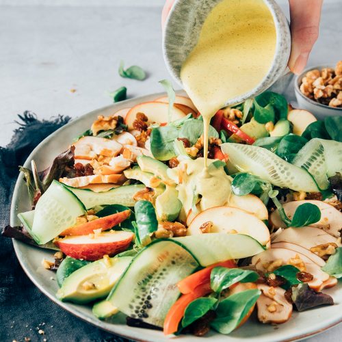 Gerookte kip salade