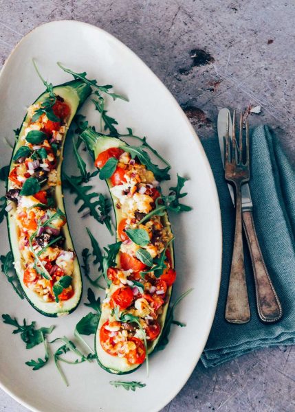 Gevulde courgette