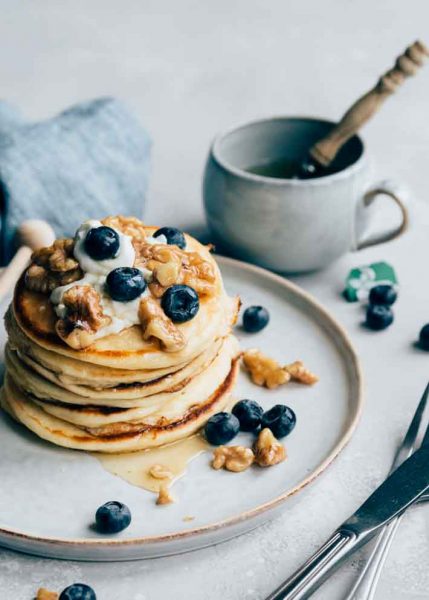 Griekse yoghurt pannenkoekjes recept
