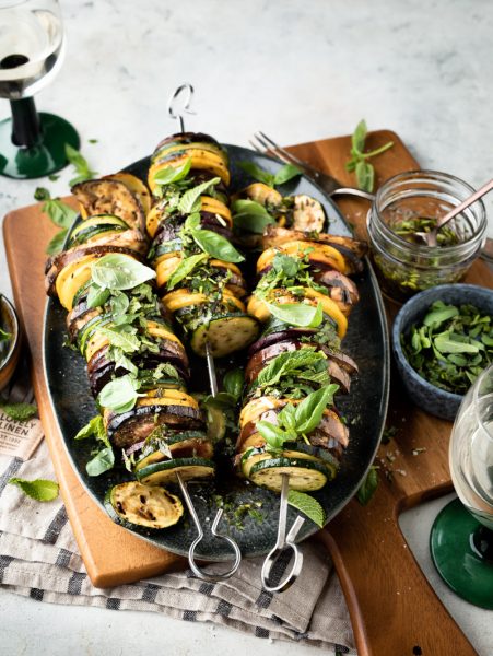BBQ Groentespiesjes