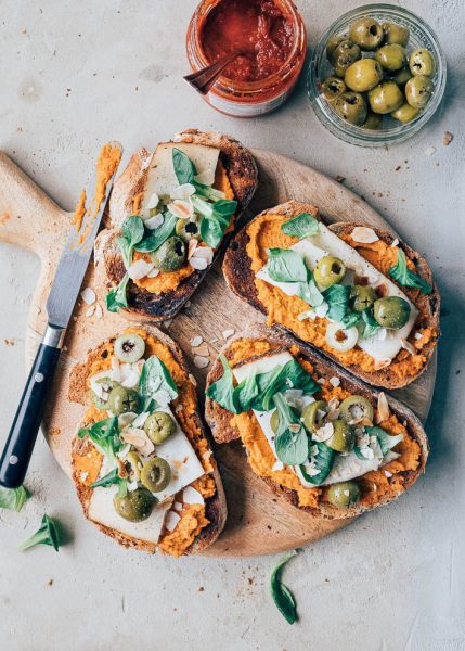 Harissaspread - vegetarische broodjes