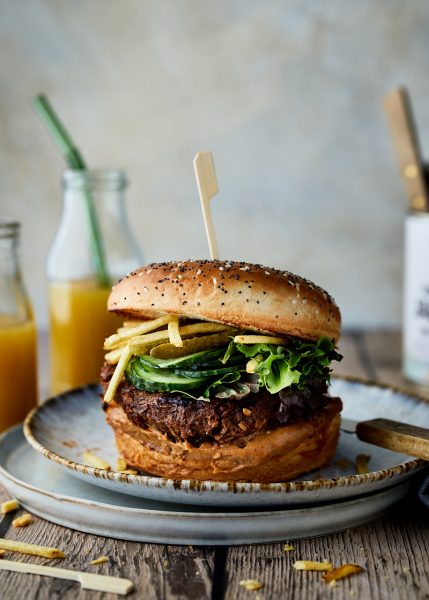 Jackfruit burger