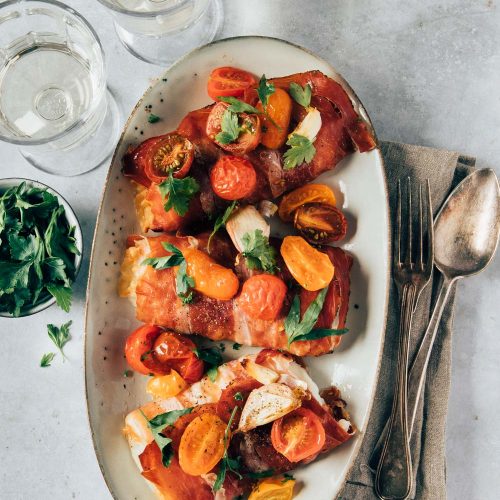 Kabeljauw met pancetta