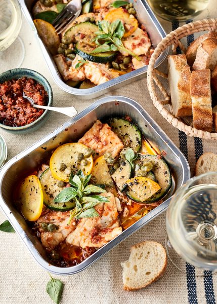 Kabeljauw van de bbq