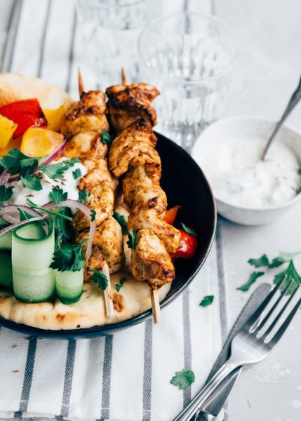 Recept kip tandoori spiesjes