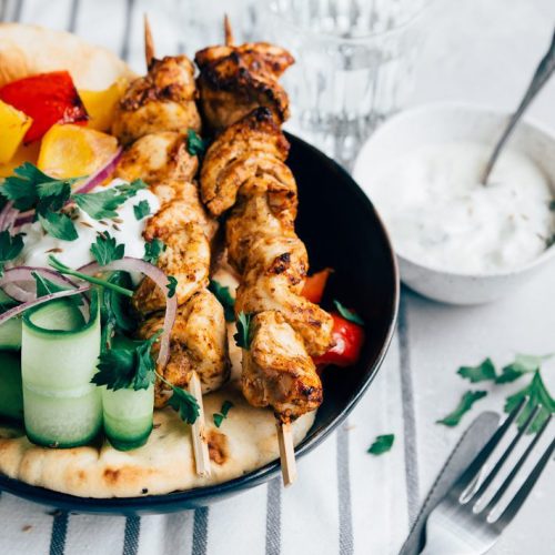 Recept kip tandoori spiesjes