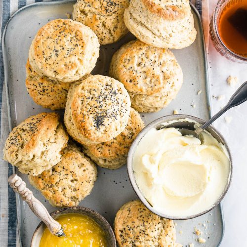 citroen maanzaad scones