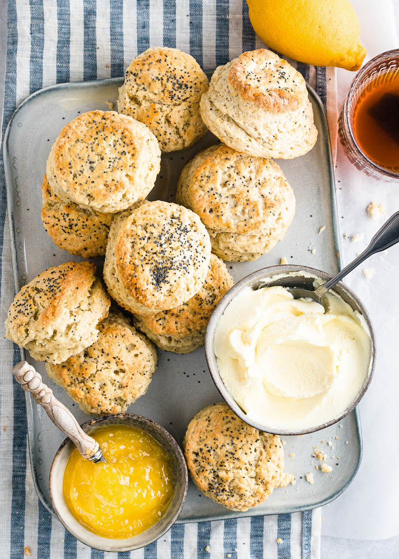 Citroen maanzaad scones