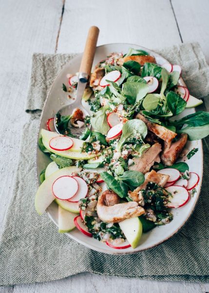 Maaltijdsalade met kip
