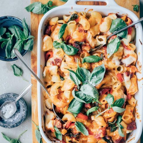 ovenpasta met kaassaus