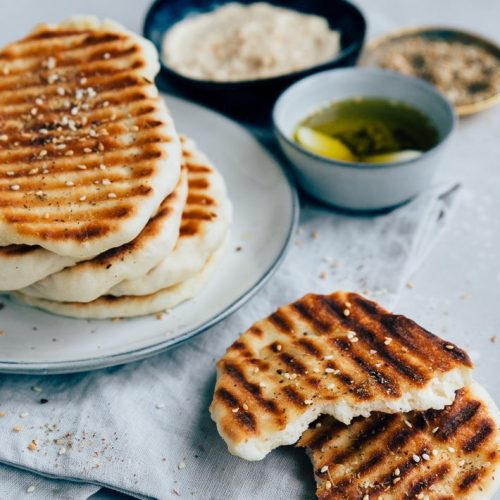 Naanbrood van twee ingrediënten