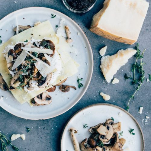 Lasagne met truffel recept