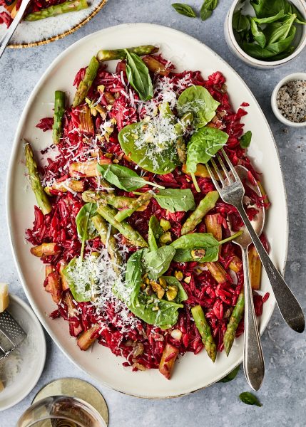 Orzo met bietjes