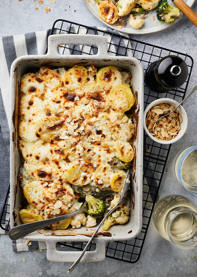 Ovenschotel met broccoli en gehakt